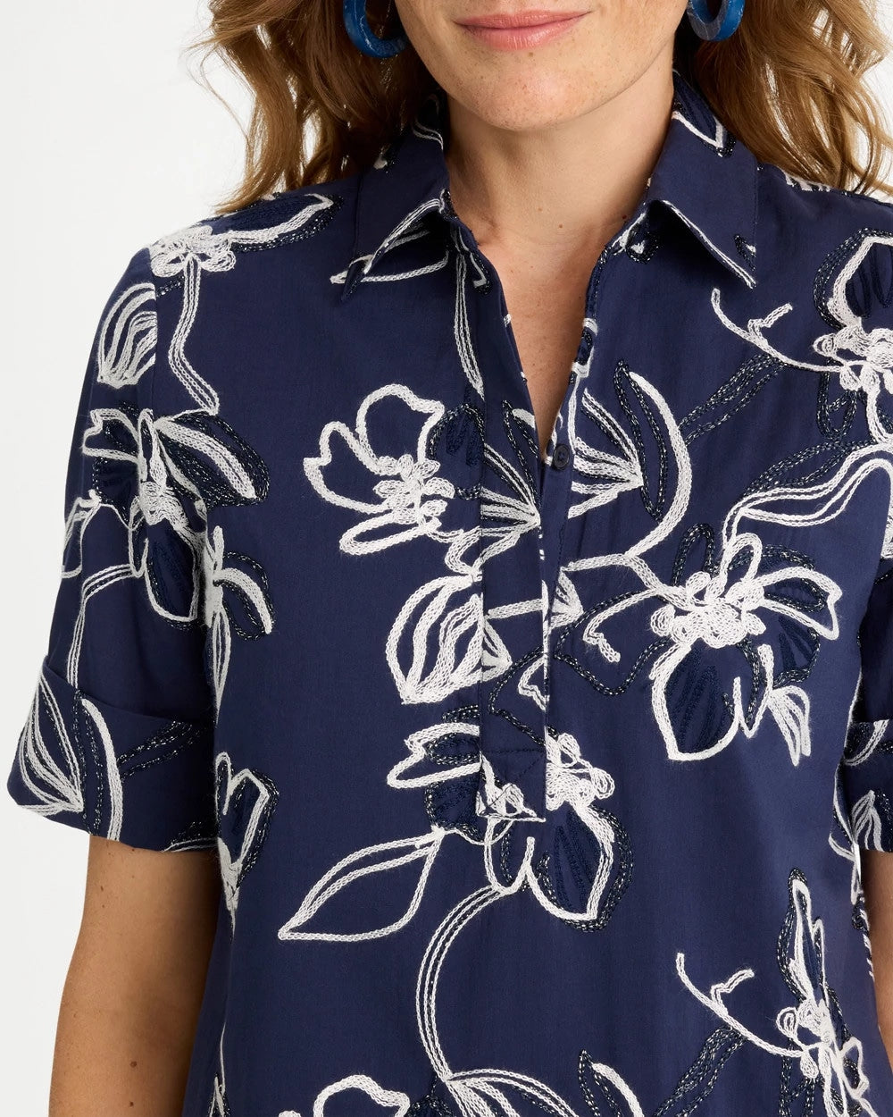 Chico's Online - Embroidered Floral Dress