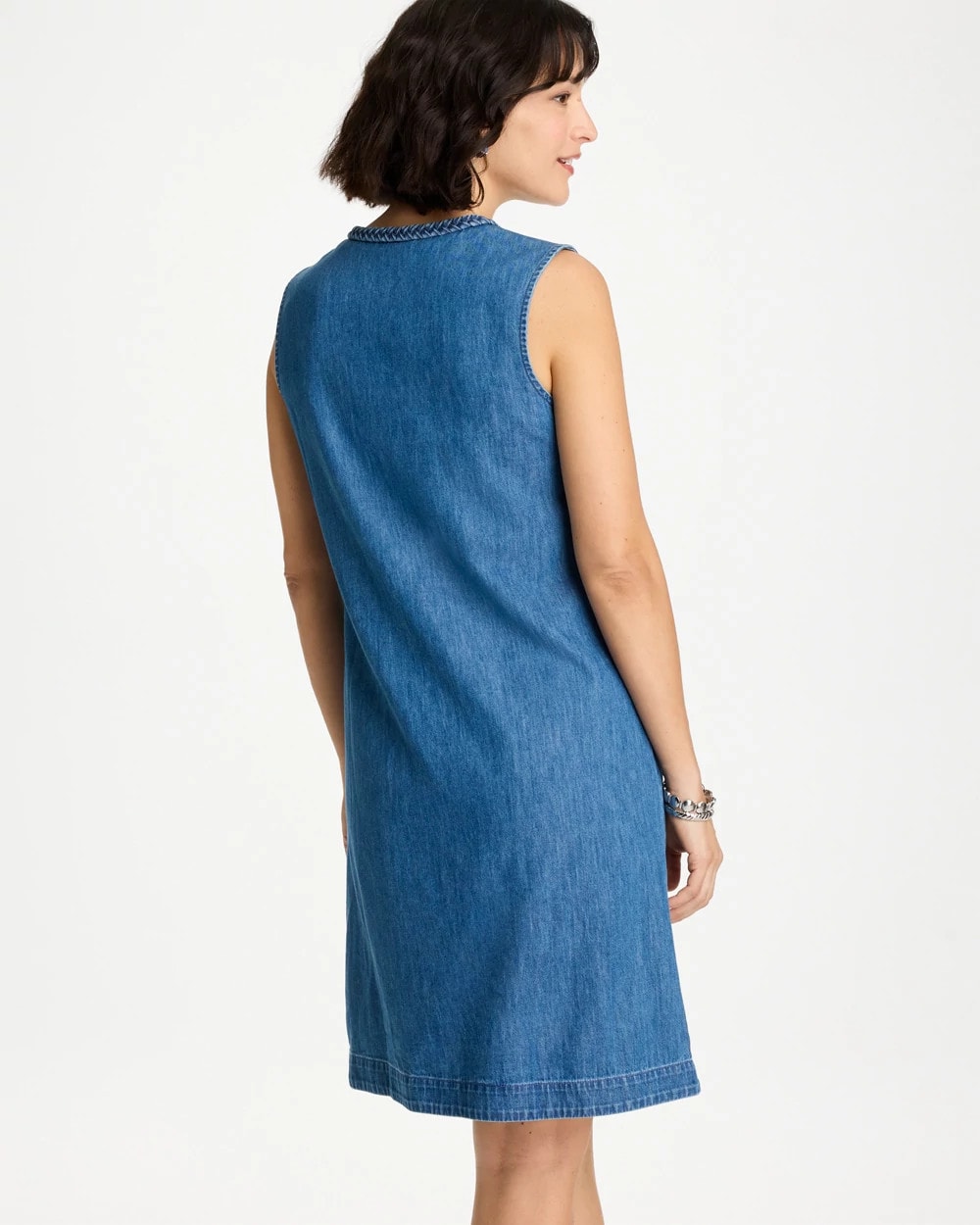 Chico's US - Denim Braided Dress