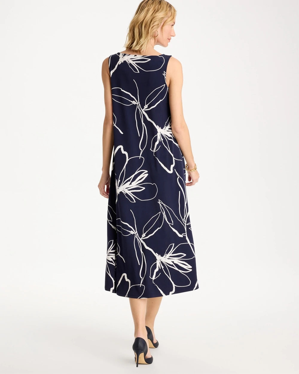 Chico's / Travelers™ Knit Botanical Jeweled Dress