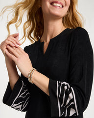 Chico's Discount - Travelers™ Zebra Trim Kurta Dress