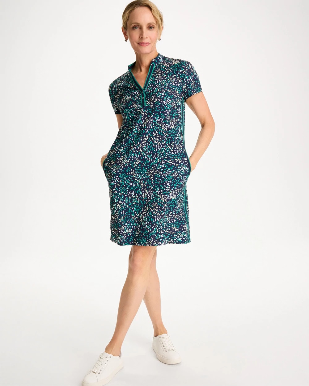 Chico's Sale - Zenergy® UPF Contrast Trim Dress