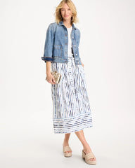Chico's Online - Palermo Striped Tie-Front Skirt