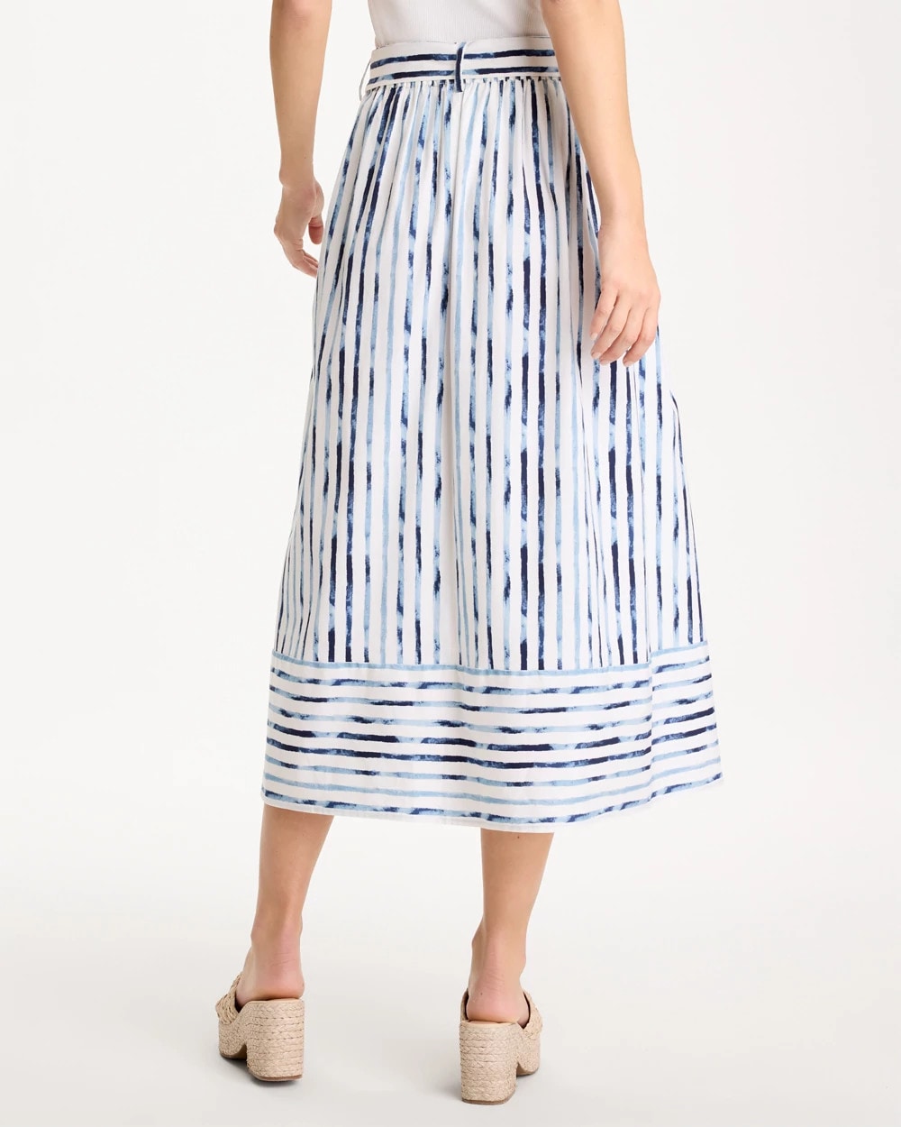 Chico's Online - Palermo Striped Tie-Front Skirt