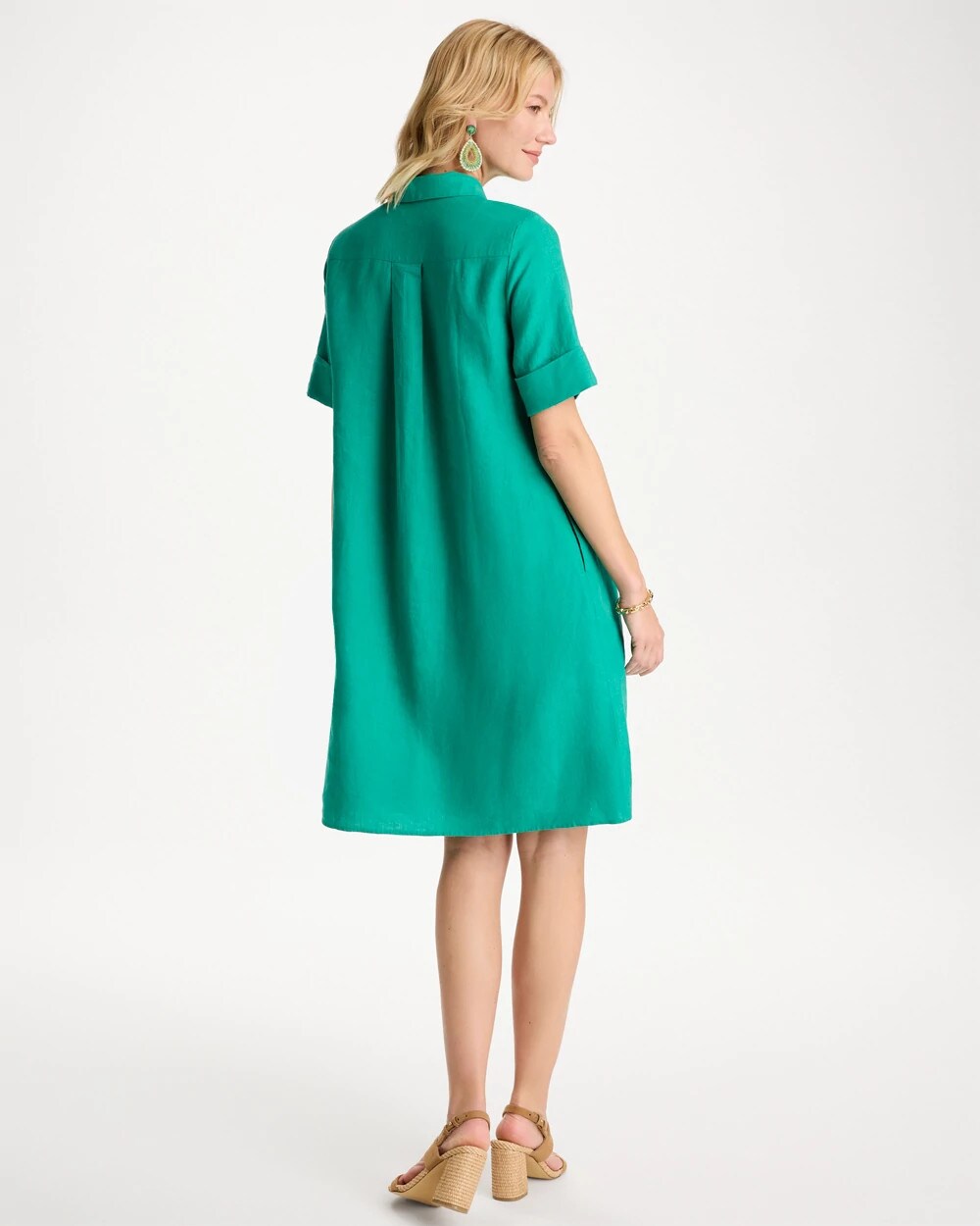 Chico's / Linen Popover Dress