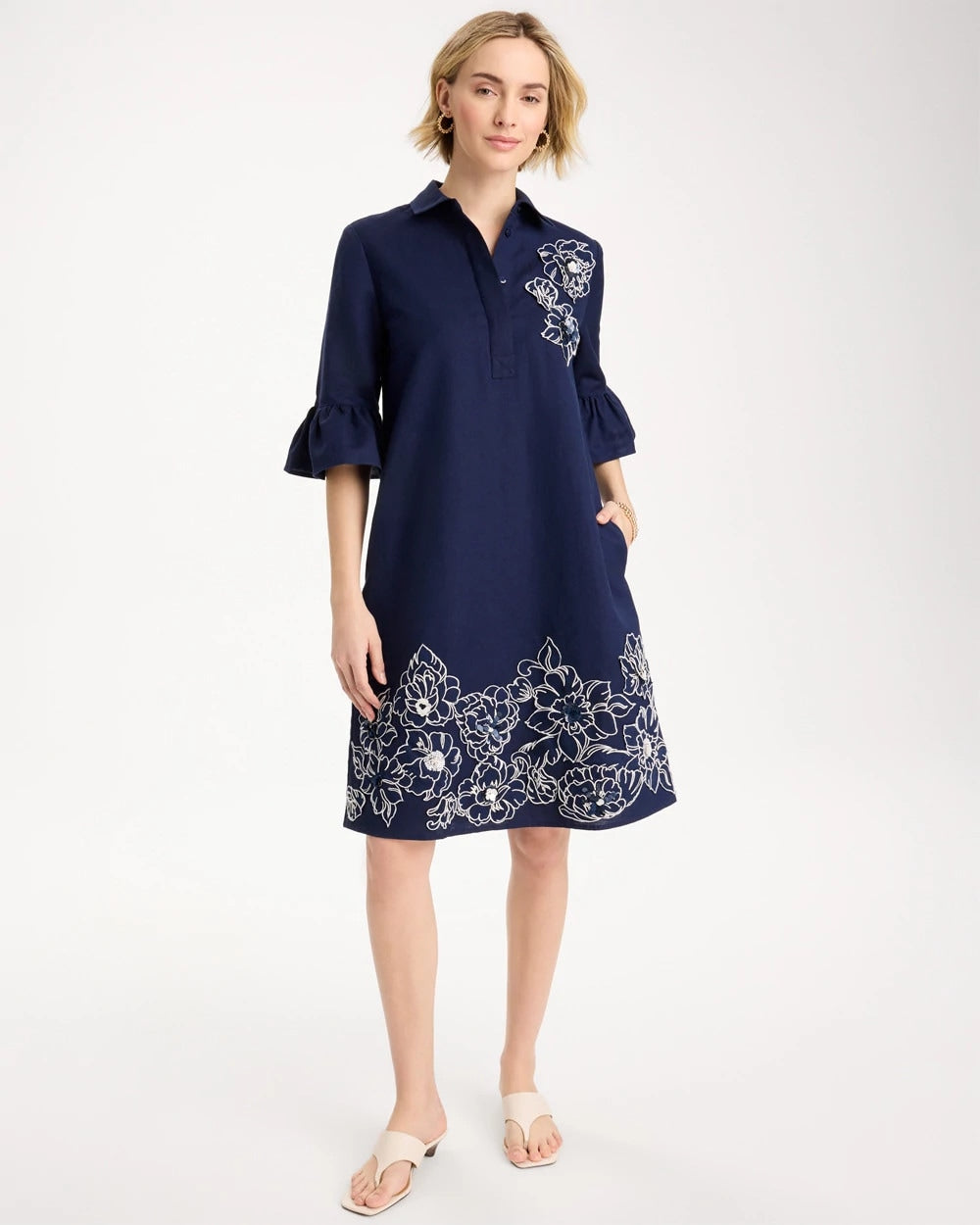 Chico's Discount - 3D Applique Dress