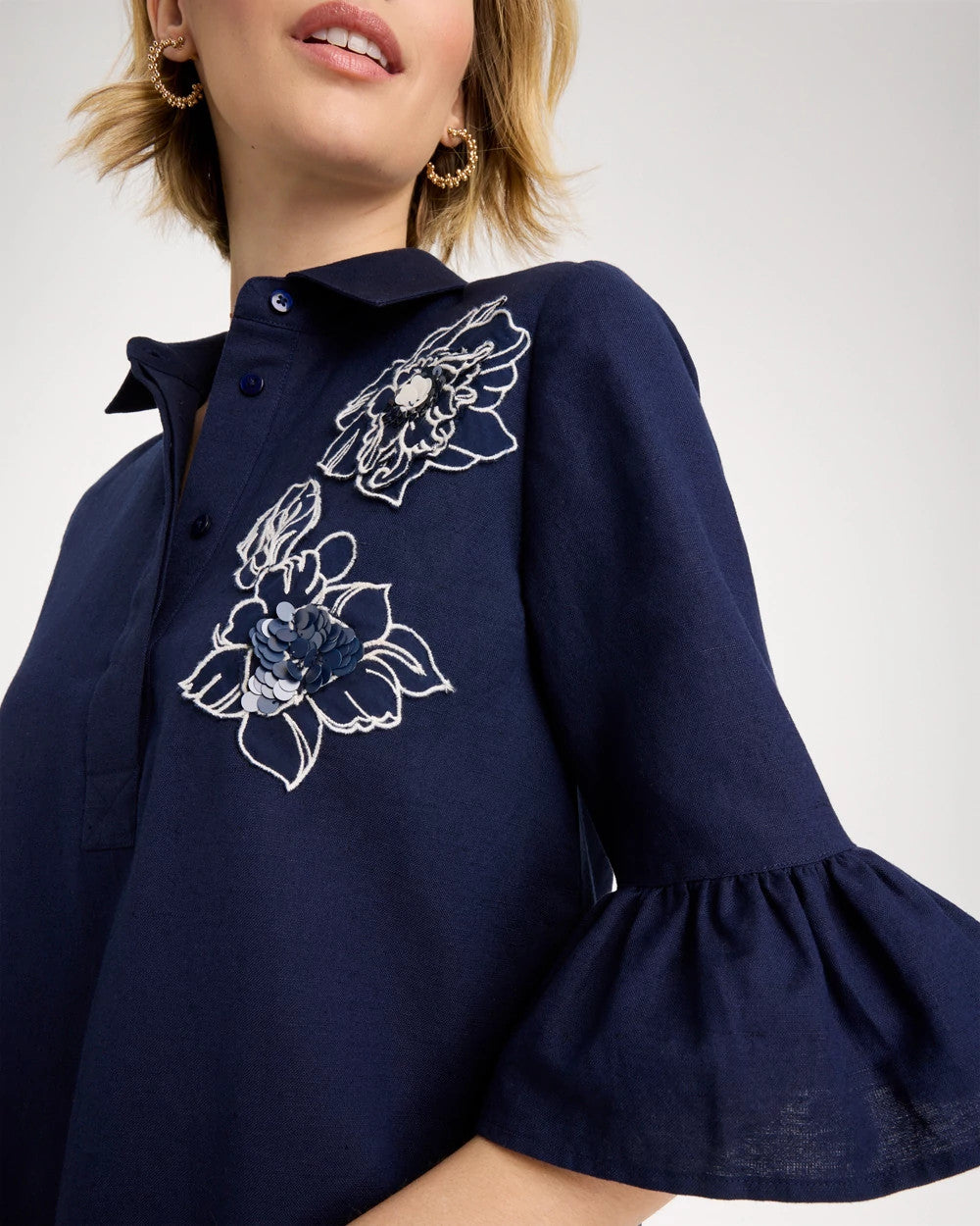 Chico's Discount - 3D Applique Dress