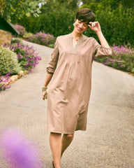 Chico's On Sale - Linen-Cotton Pintuck Dress