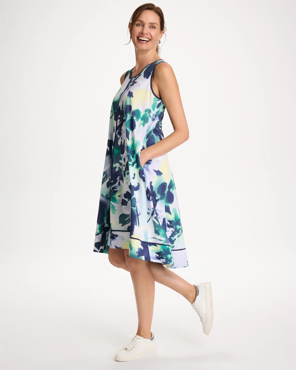 Chico's Sale - Zenergy® UPF Floral Midi Dress