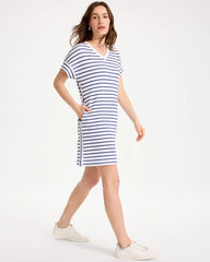 Chico's On Sale - Zenergy® Soft Striped Contrast Dress