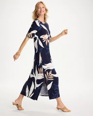 Chico's US - Printed Jersey Knit Column Dress