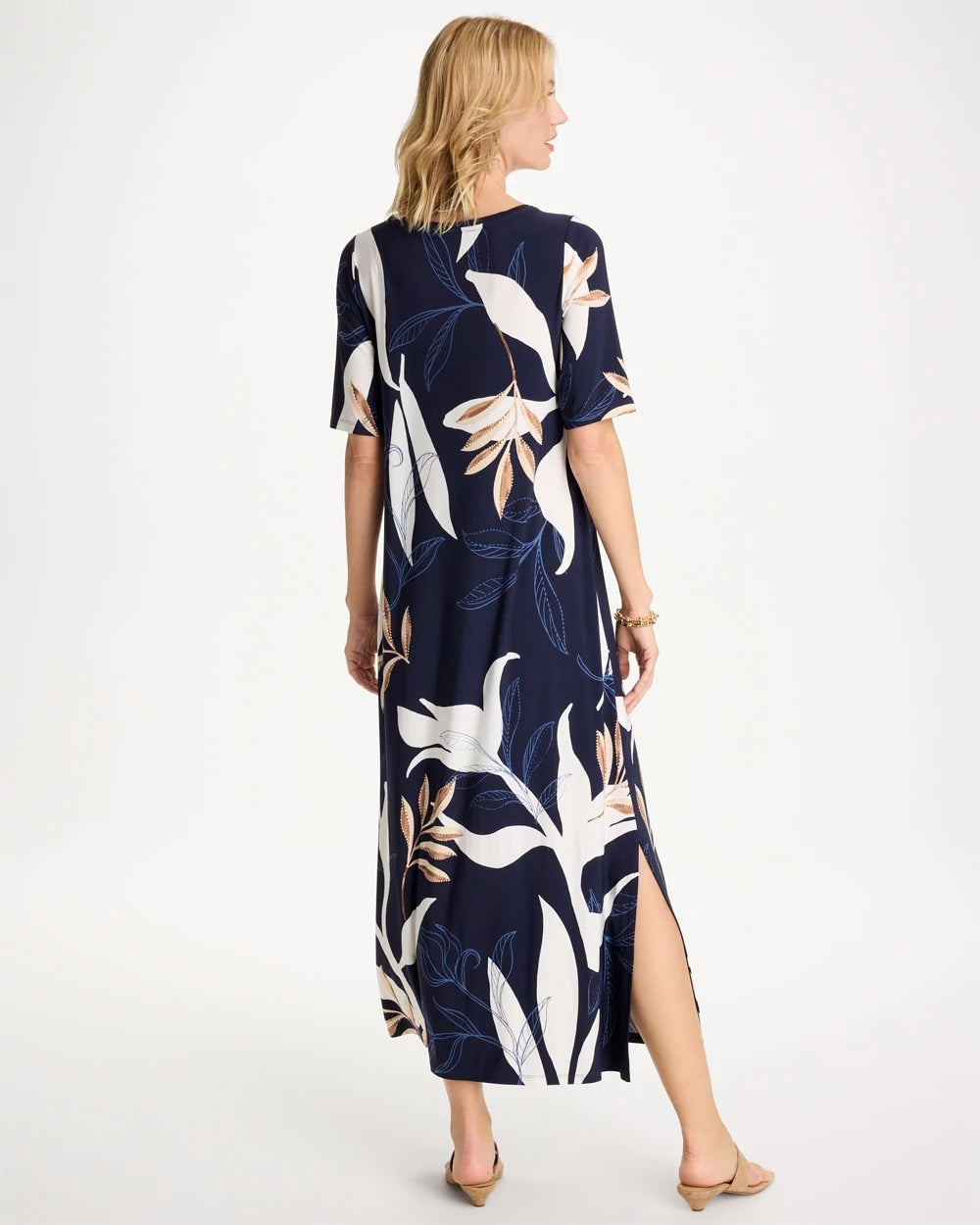 Chico's US - Printed Jersey Knit Column Dress