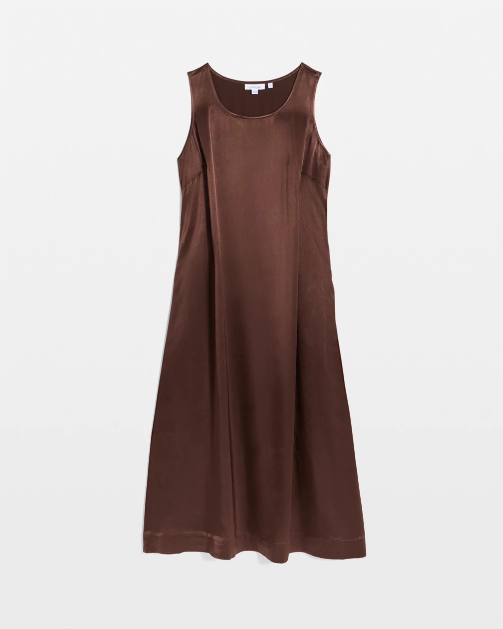Chico's / Faux Satin Sleeveless Dress