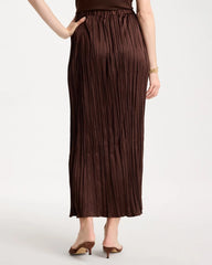 Chico's Sale - Satin Crinkle Maxi Skirt