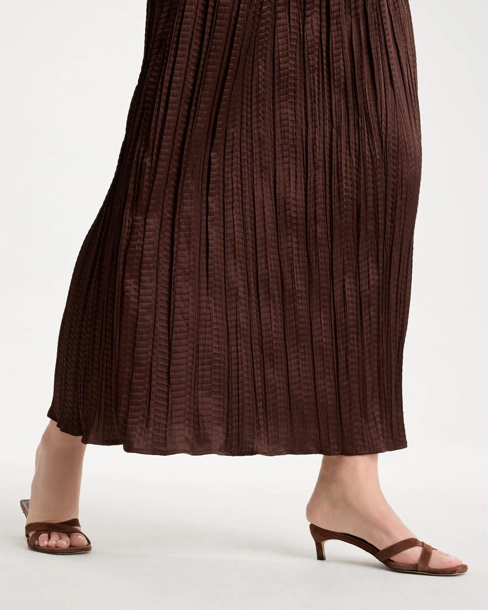 Chico's Sale - Satin Crinkle Maxi Skirt