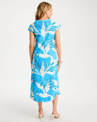 Chico's On Sale - Printed Soft-Stretch Cotton Slub Dress