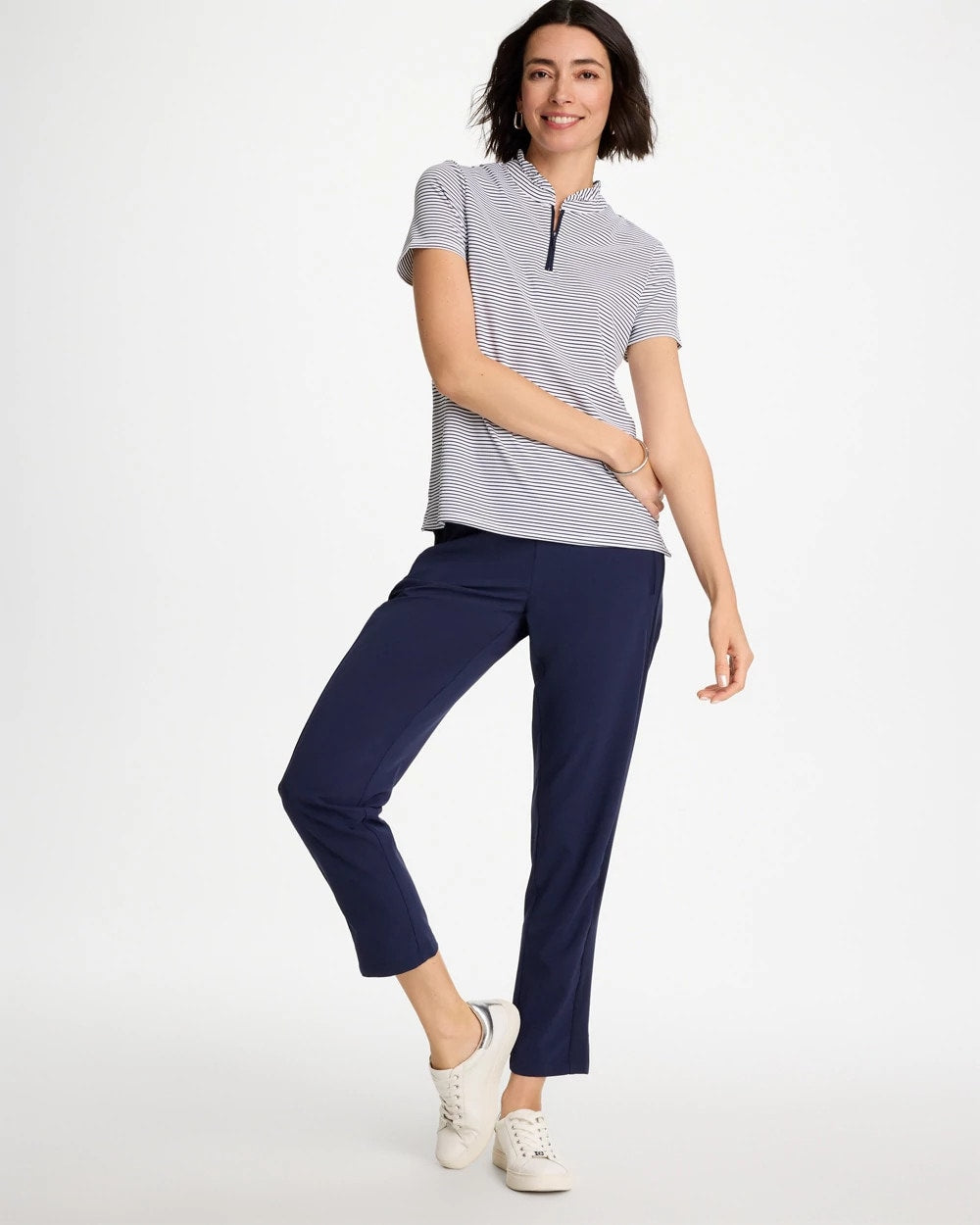 Chico's For Sale - Zenergy® UPF Rib Mix Ankle Pants