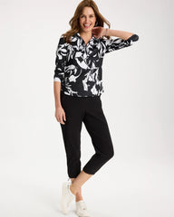 Chico's On Sale - Zenergy® UPF Floral Nights Half Zip