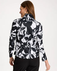 Chico's On Sale - Zenergy® UPF Floral Nights Half Zip