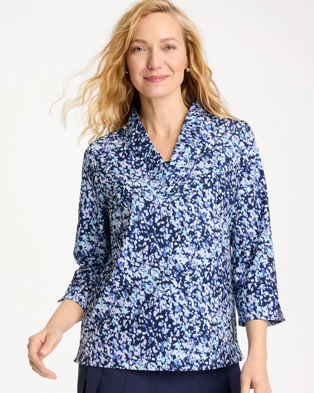 Chico's / Zenergy® UPF Ruffle Neck Top