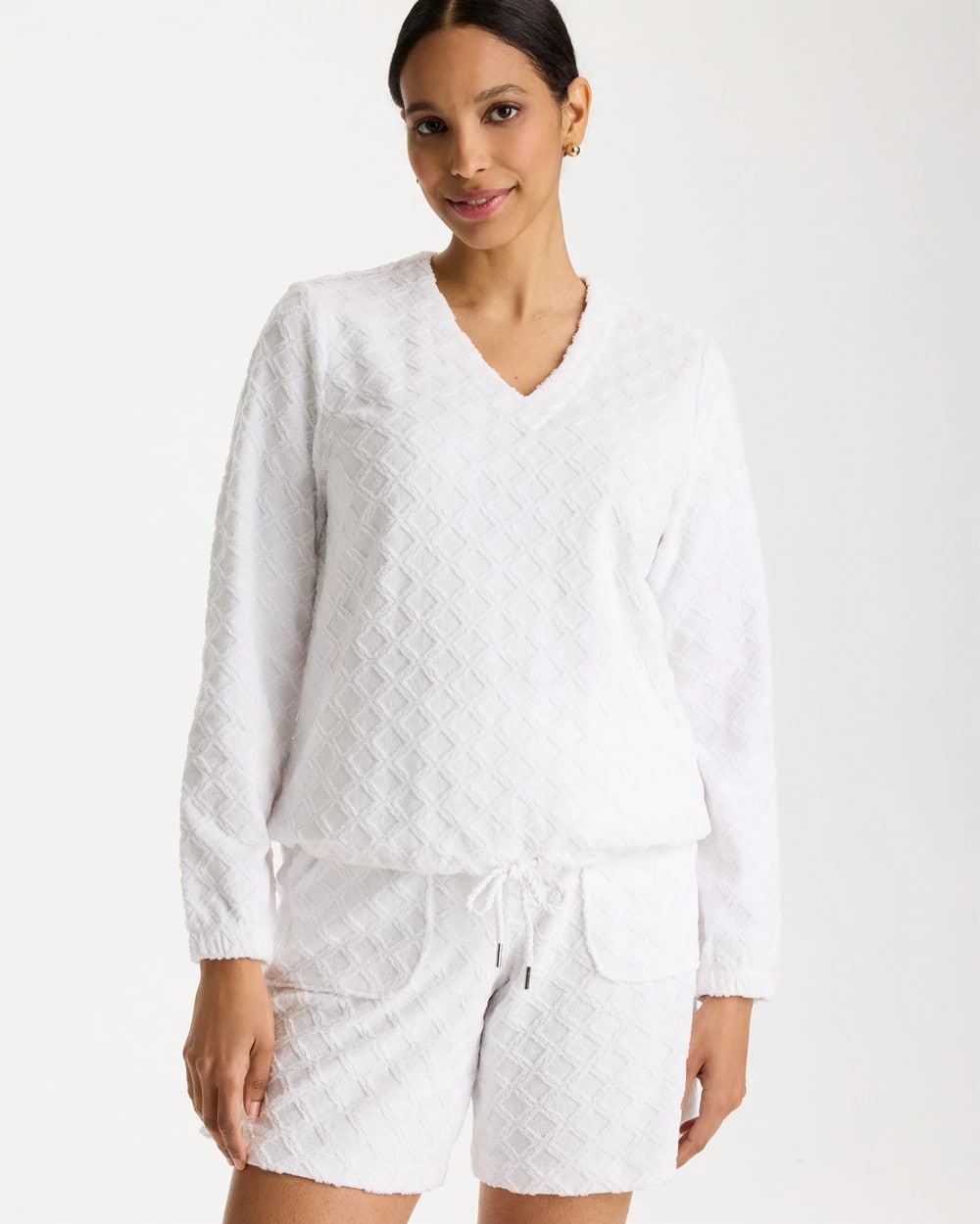Chico's Discount - Zenergy® Terry Cloth Jacquard Top