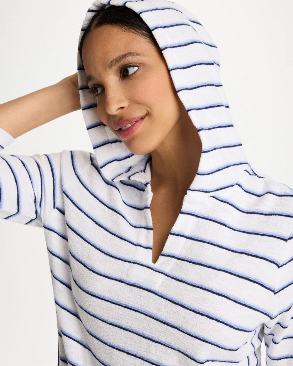 Chico's Sale - Zenergy® Jersey Striped Pullover Top