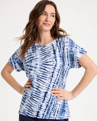 Chico's Online - Zenergy® Tie-Dye Drop Shoulder Tee