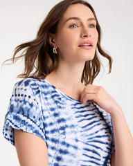 Chico's Online - Zenergy® Tie-Dye Drop Shoulder Tee