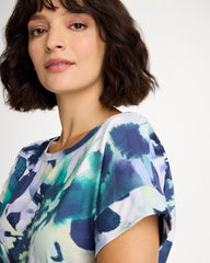 Chico's US - Zenergy® Floral Drop Shoulder Tee