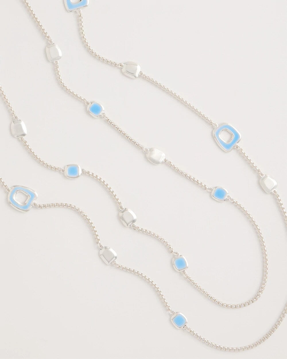Chico's US - Sea Glass Inspired Charm Necklace