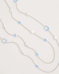 Chico's US - Sea Glass Inspired Charm Necklace