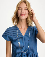 Chico's US - Sea Glass Inspired Charm Necklace