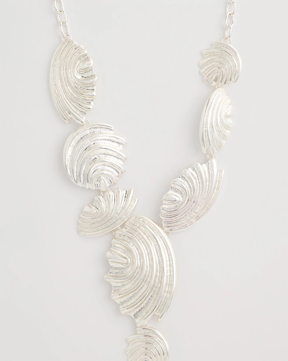 Chico's On Sale - Silvertone Shell Charm Y-Necklace