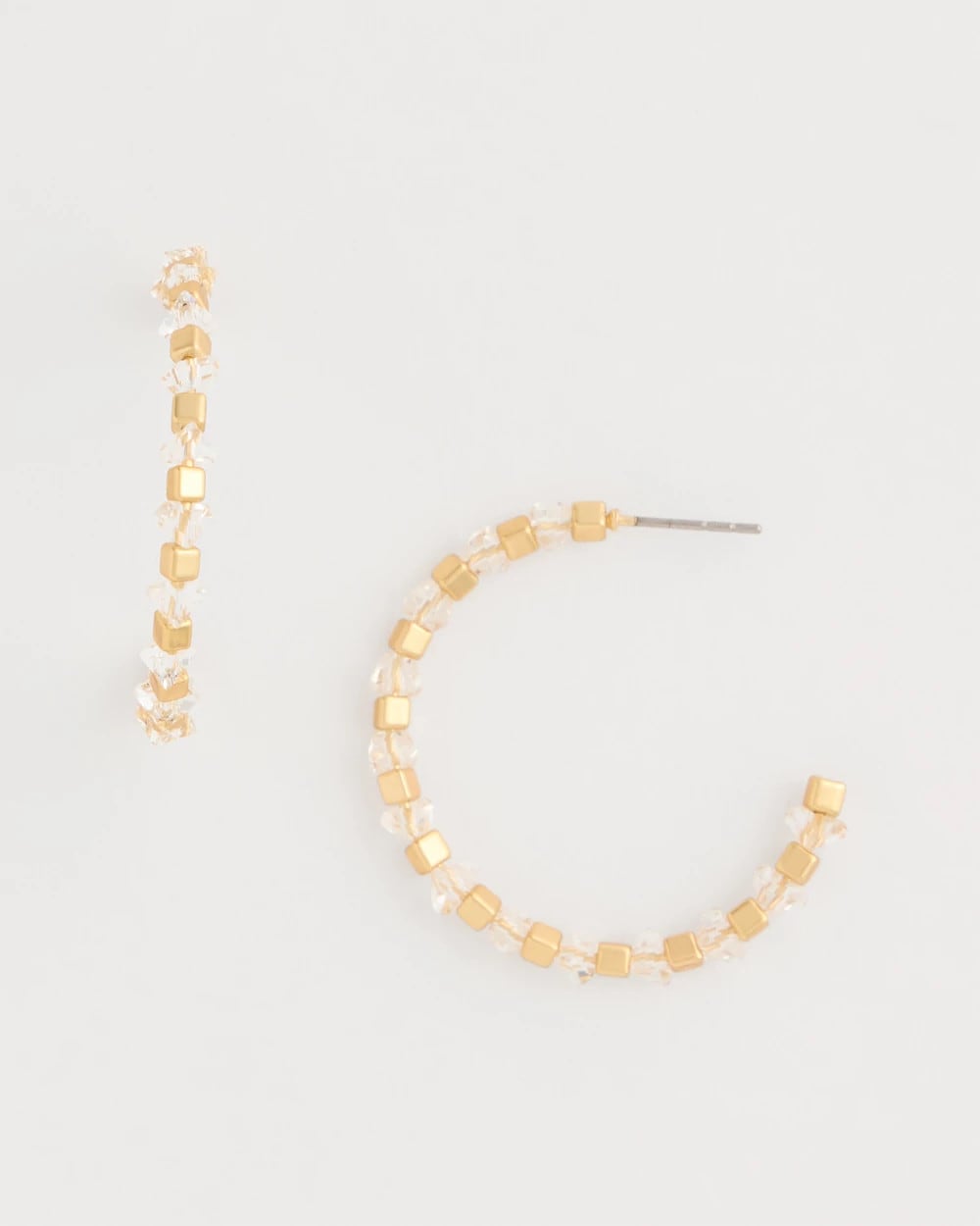 Chico's For Sale - Sea Foam Hoop Earrings