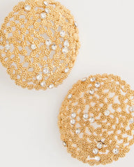 Chico's Outlet - Sea Foam Medallion Stud Earrings