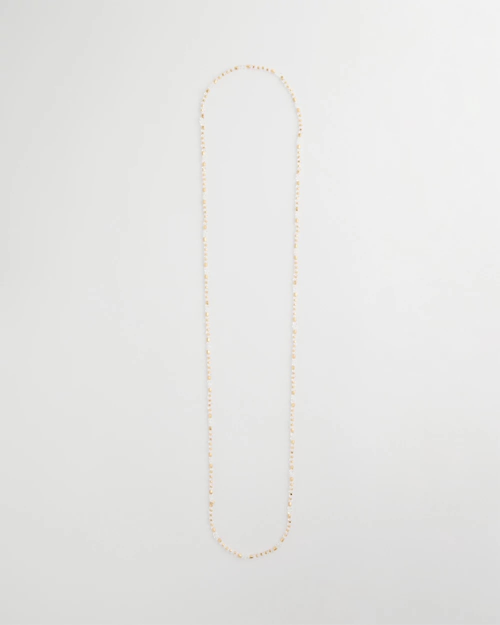 Chico's US - Sea Foam Long Single-Strand Necklace