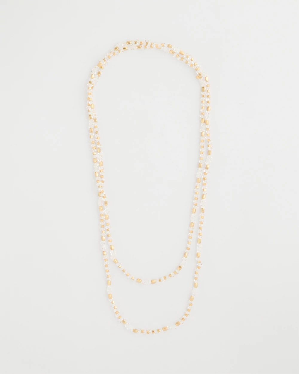 Chico's US - Sea Foam Long Single-Strand Necklace