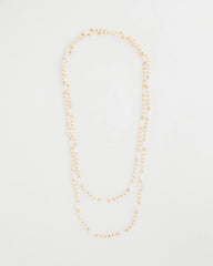 Chico's US - Sea Foam Long Single-Strand Necklace