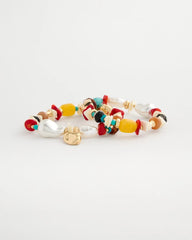 Chico's Sale - Set of Two Pearl Beaded Stretch Bracelets