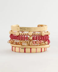Chico's Discount - Aventurine Jade Stone Stretch Bracelet