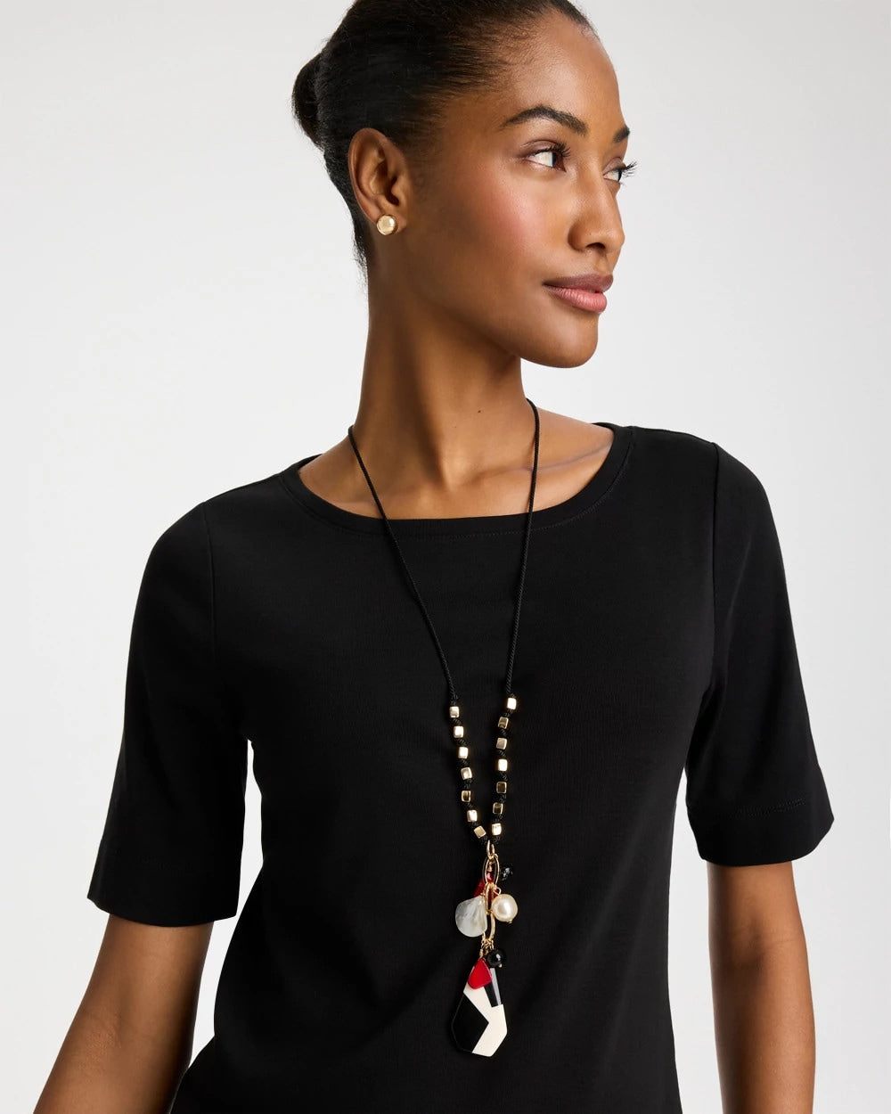 Chico's Outlet - Corded Short Pendant Necklace