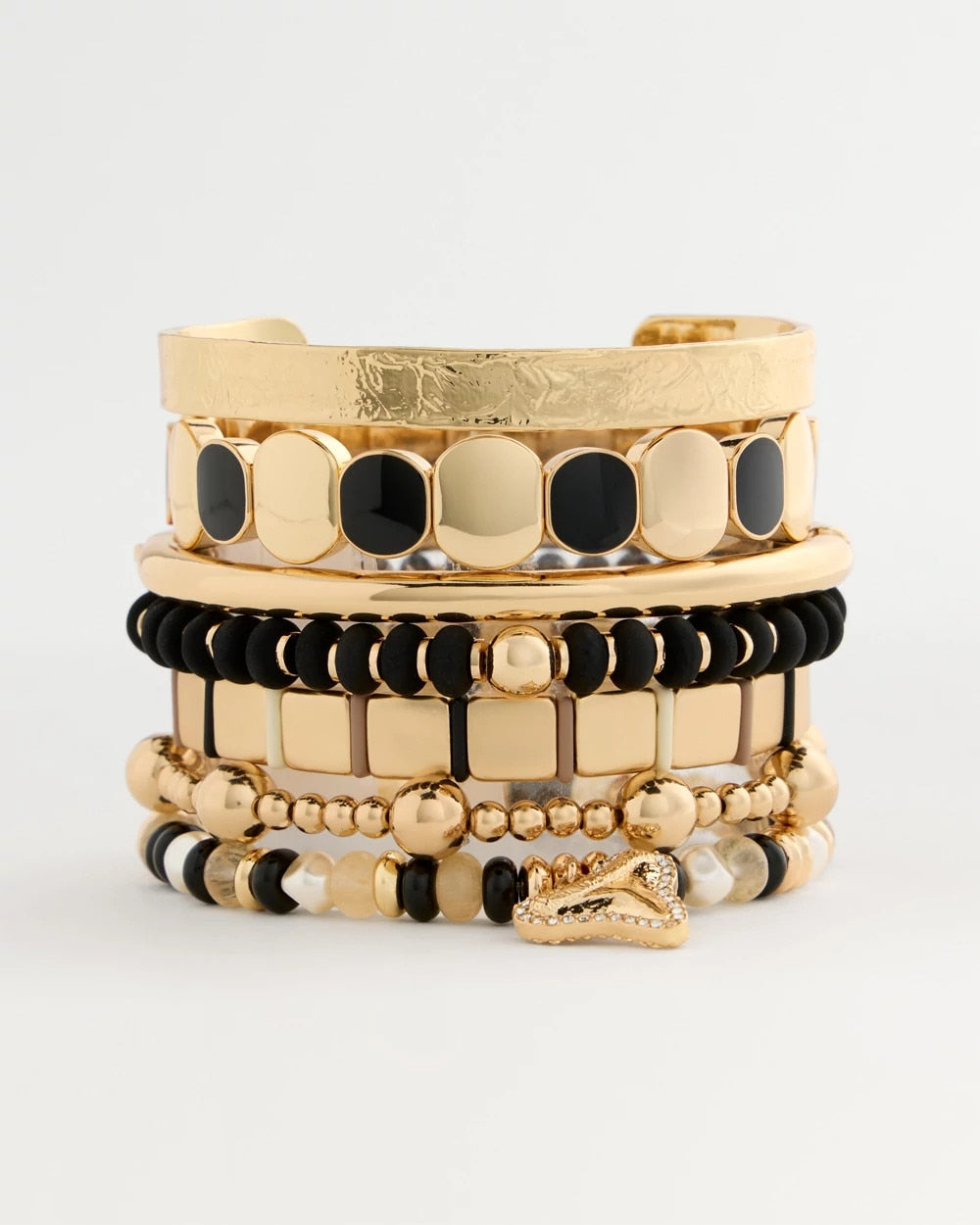 Chico's Discount - Glam Neutral Slice Stretch Bracelet
