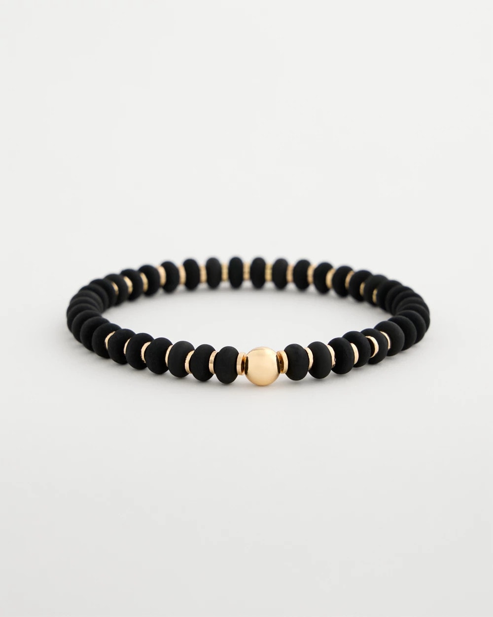 Chico's On Sale - Black Round Stretch Bracelet