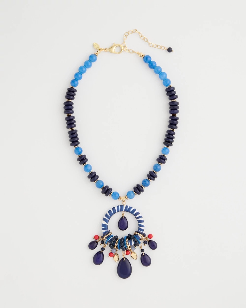 Chico's Online - Americana Mixed Media Pendant Necklace