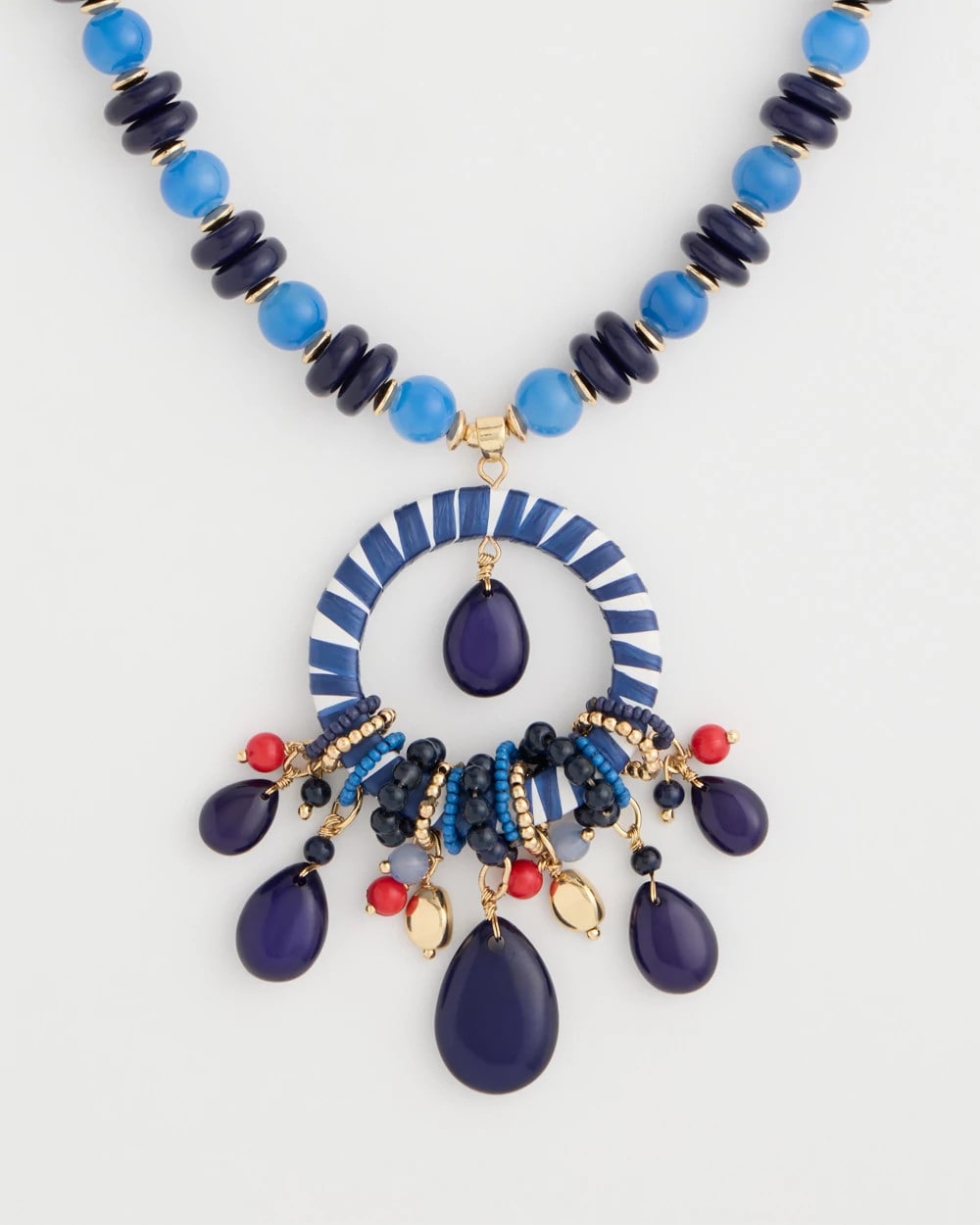 Chico's Online - Americana Mixed Media Pendant Necklace