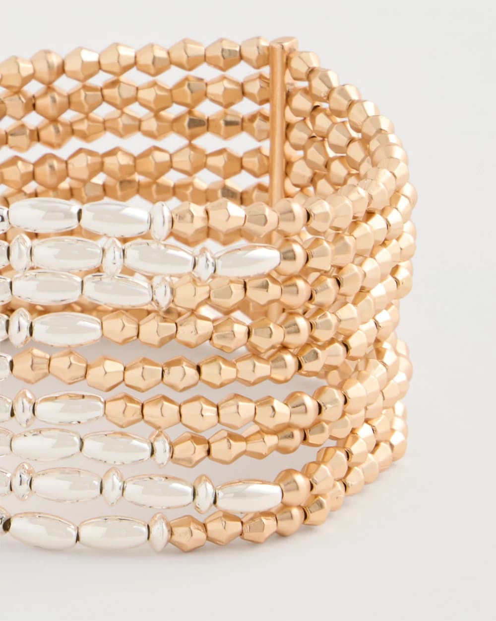 Chico's US - Multi-Strand Beaded Stretch Bracelet