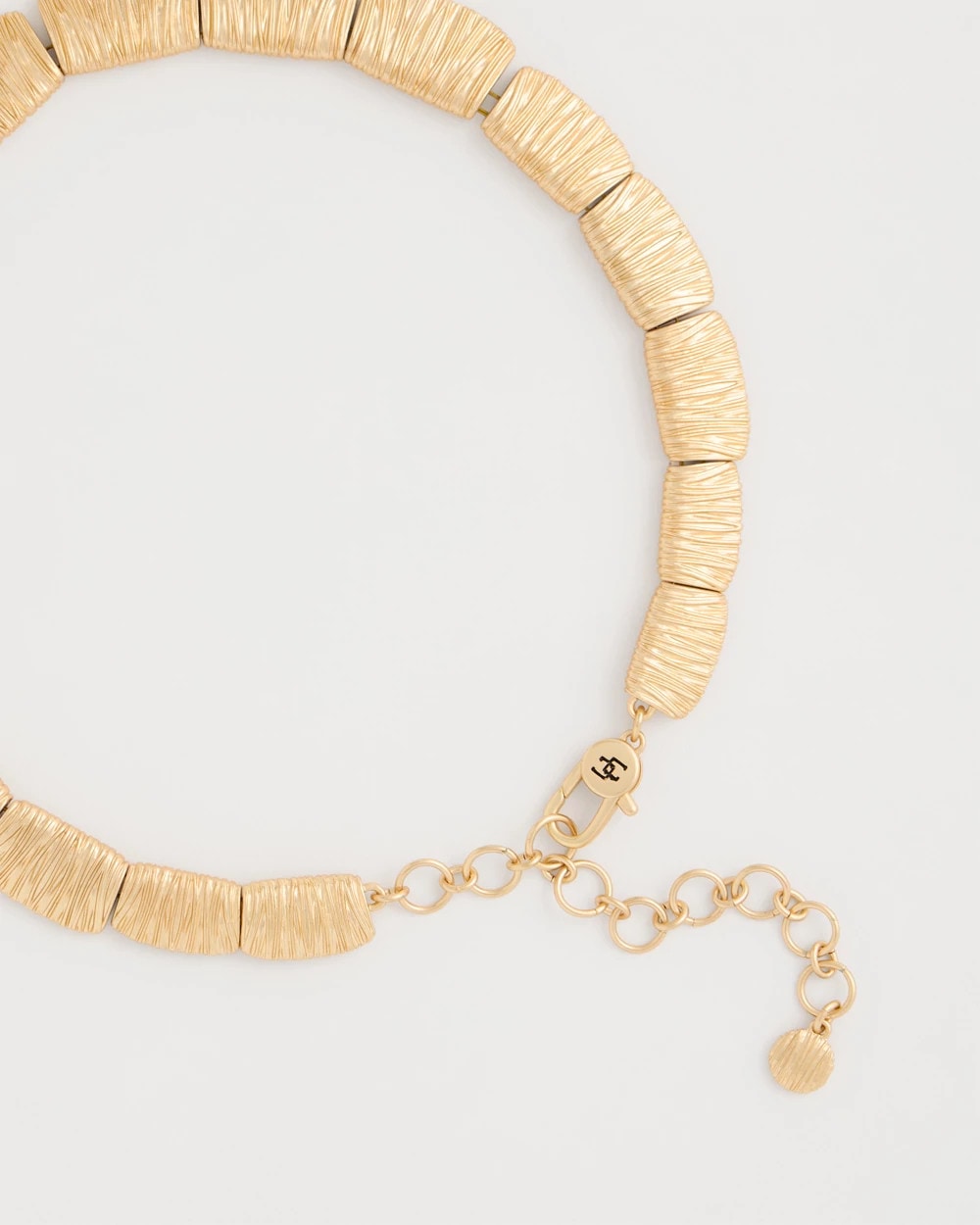 Chico's Online - Crinkle Goldtone Collar Necklace