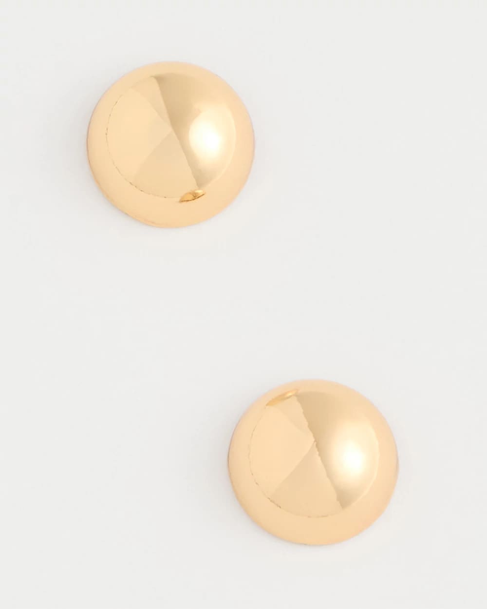 Chico's / Mini Goldtone Sphere Stud Earrings