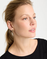 Chico's / Mini Goldtone Sphere Stud Earrings