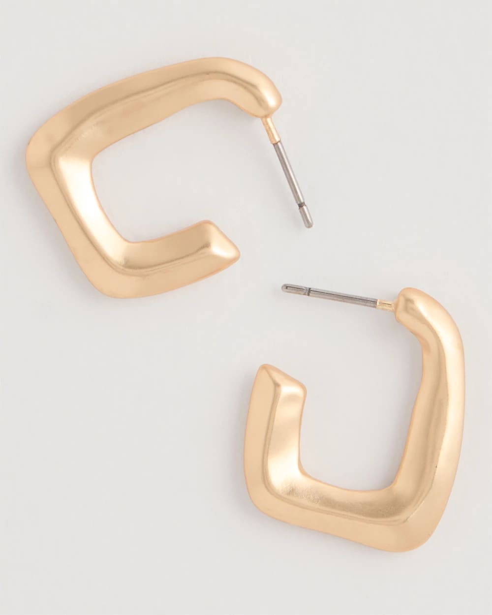 Chico's On Sale - Mini Goldtone Square Earrings