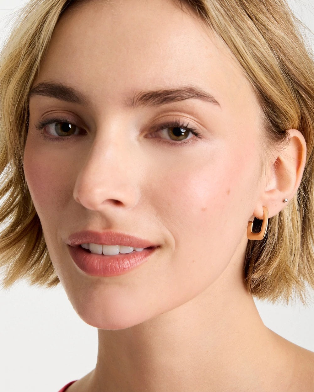 Chico's On Sale - Mini Goldtone Square Earrings